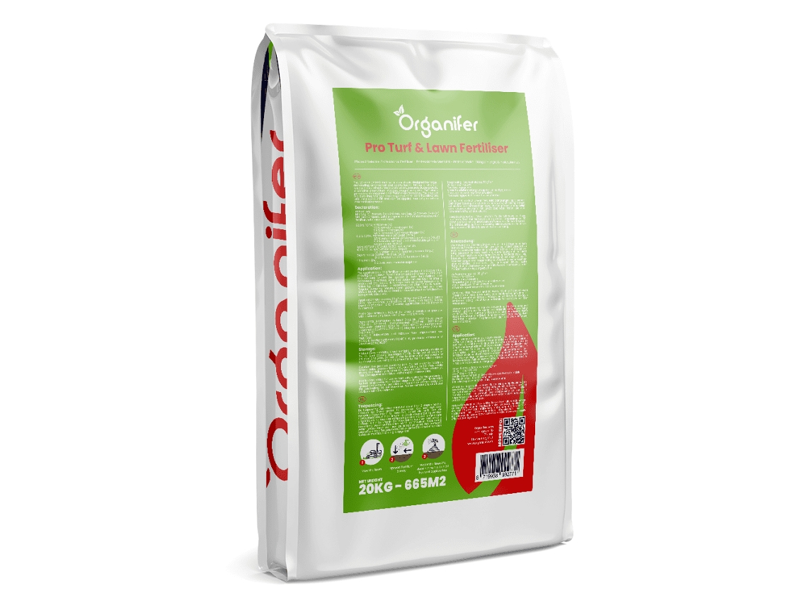Fertilizante Pro Turf Lawn - Liberación Controlada (20 kg – para 665 m2) - Organifer