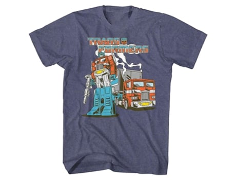 Camiseta ROCKINSTONE Retro Optimus Prime Transformadores (M)