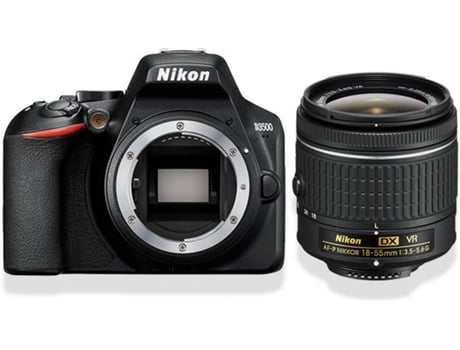 Kit Cámara Réflex NIKON D3500 + AF-P 18-55VR + Bolsa (24.78 MP - Sensor DX - ISO: 100 a 25 600)