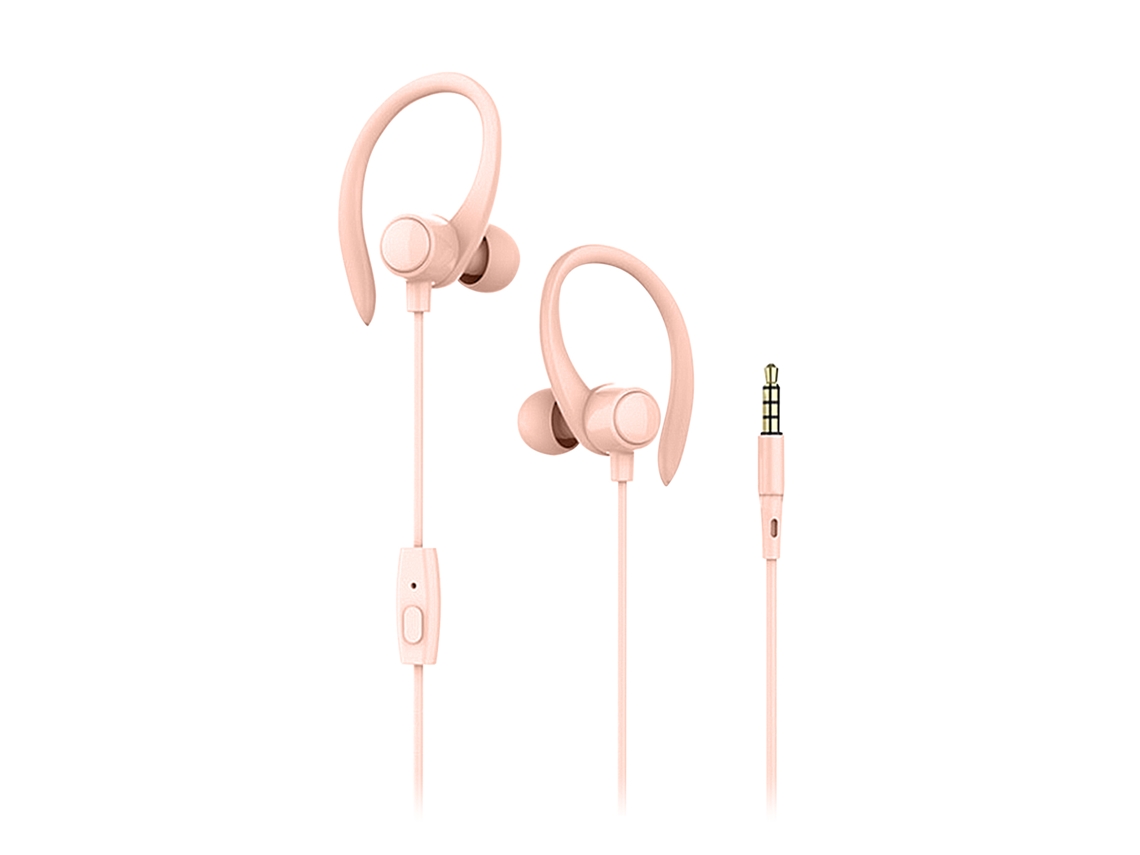 Auriculares Deportivos S07 Con Cable, Máxima Sujeción. Micro Y Botón De Control Incorporado.