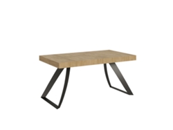 Mesa de Comedor ITAMOBY Proxy (90x160/264 - Paneles de Melamina - Roble Natural)