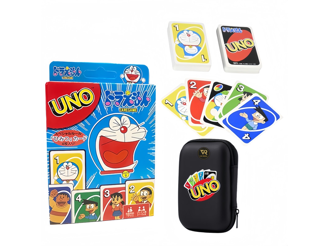 Juego de cartas Uno V Reel Doraemon