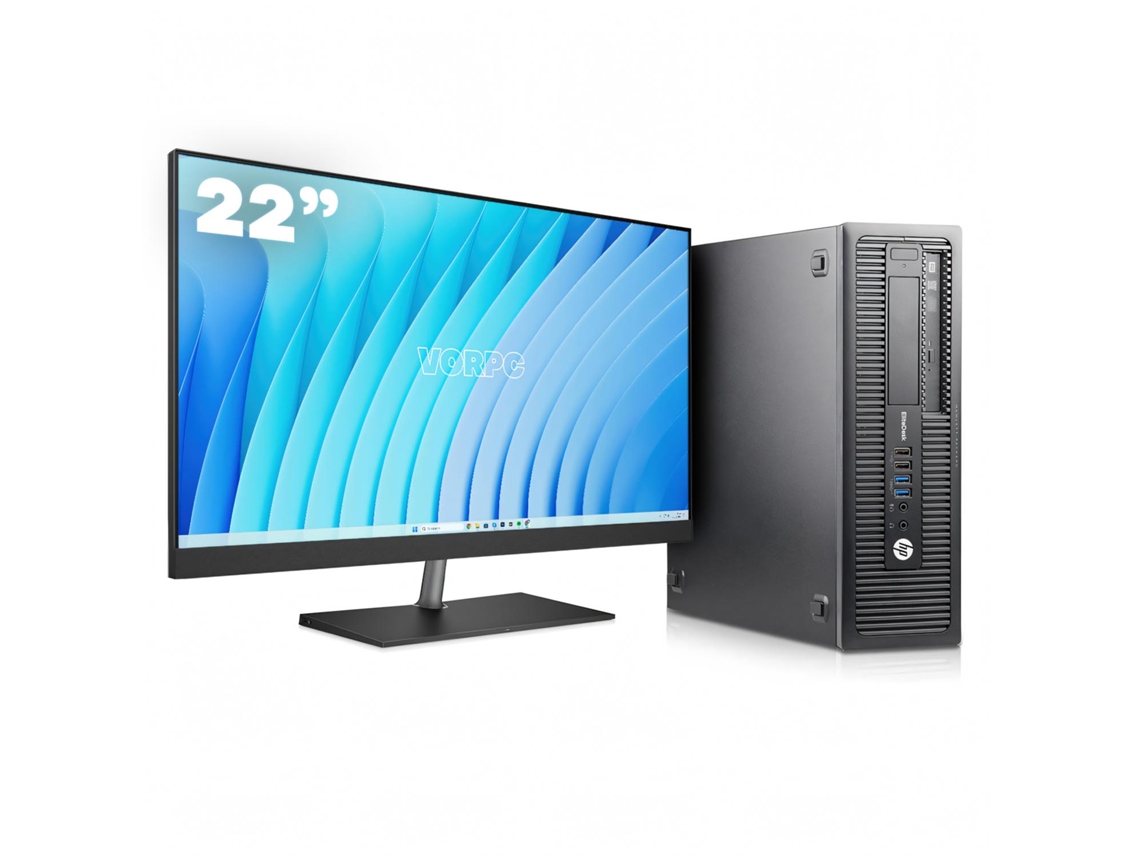HP 800 G1 Sff / I5-4570 / 16 GB DDR3 256 GB HDD Windows 10 Pack 22 (reacondicionado como nuevo)