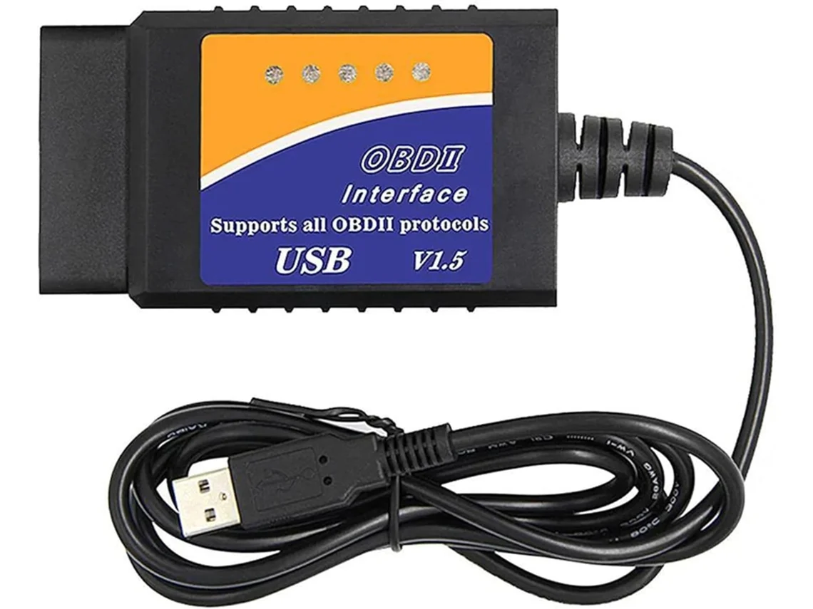 Elm327 Usb V1.5 Obd2 Escáner De Diagnóstico De Coche Interfaz Obdii Herramienta De Diagnóstico Automático Basada En Pc Chrui