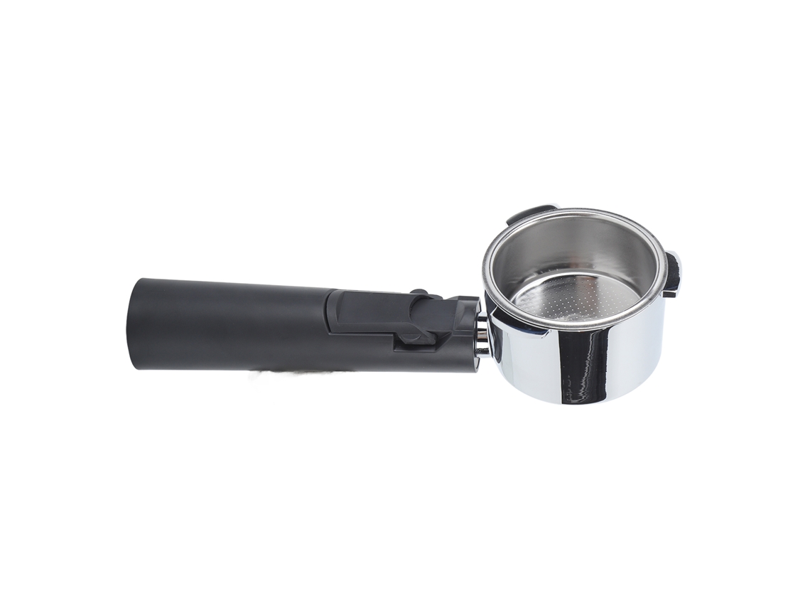 Portafiltro ergonómico de café de 51 mm con orificios de filtración ultrafinos y 3 asas