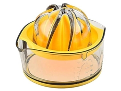 Exprimidor Manual De Naranjas, Limones Y Cítricos Con Filtro Antideslizante Y Recipiente De 200 Ml.