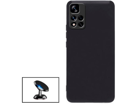 Kit Carcasa + Soporte Magnético Xiaomi 11i G4M Negro