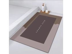 (café) Alfombrilla De Baño Súper Absorbente Y Antideslizante, Funda De Asiento De Inodoro De Tierra De Diatomeas, Alfombrilla De Secado Rápido