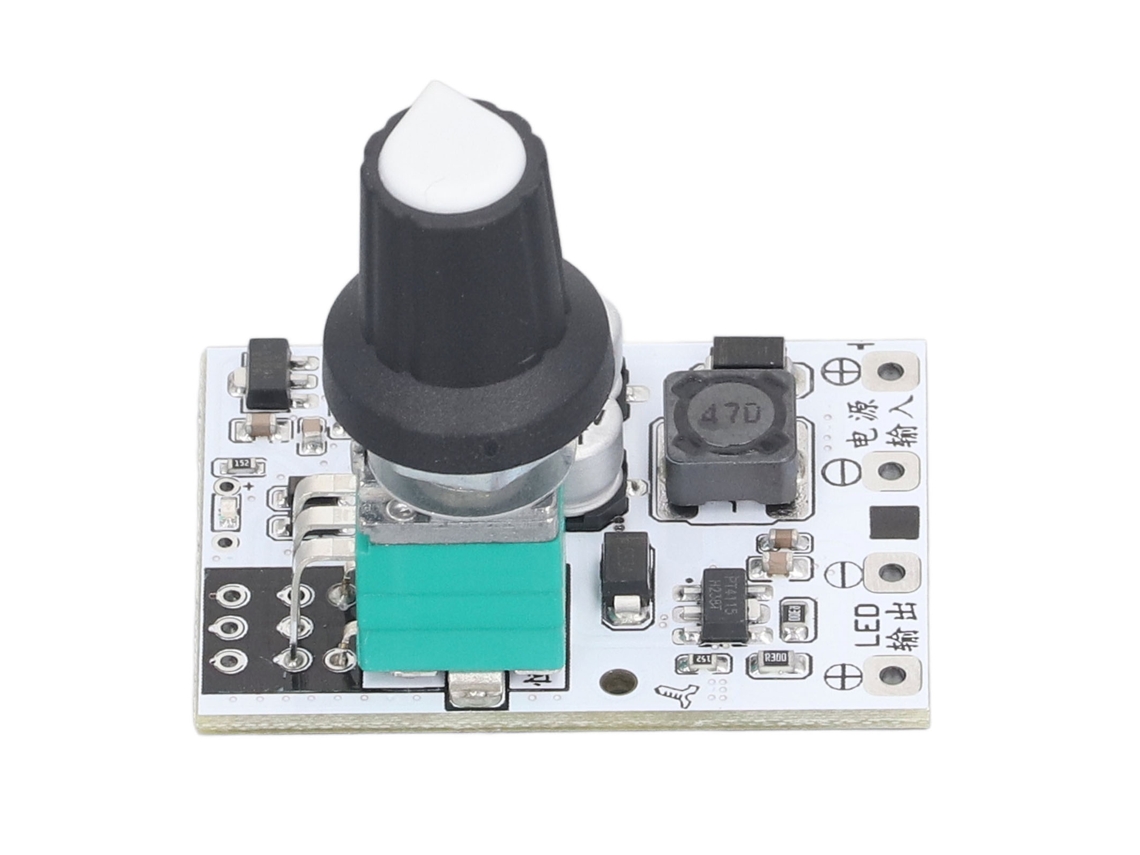 Placa De Controle De Corrente Constante Led Com Controle Remoto Módulo Regulável 5v-24v 600ma