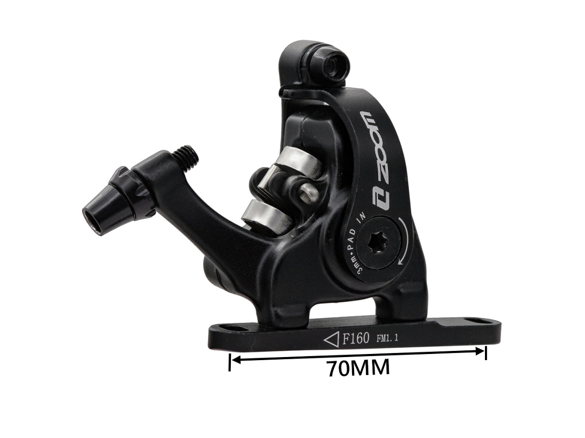Bicicleta de grava Zoom HB700 con freno de disco mecánico de montaje plano y doble pistón MD C550 140/160 mm Vayotoy