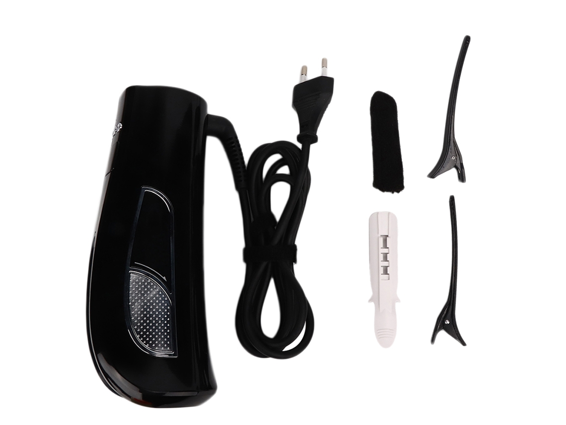 Rizador automático de pelo con rotación de 360° 2026, rosa, cerámica, para diferentes estilos, enchufe europeo 110-240V, negro