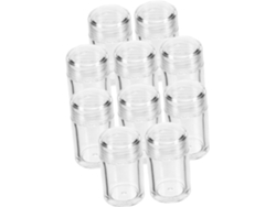 12 Piezas De Pequeños Envases Vacíos Para Polvos, Cajas De Cosméticos Con Agujeros, Envases Para El Cuerpo