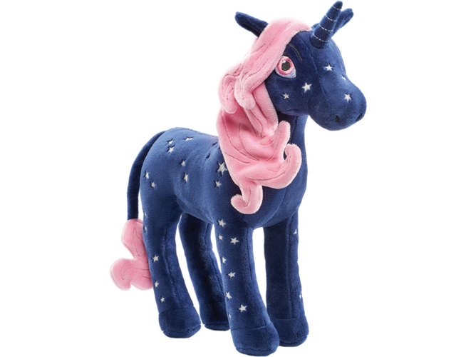 unicornio azul peluche