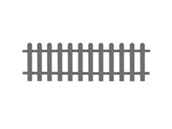 Valla de estacas WPC 200x60 cm DKD HOME DECOR