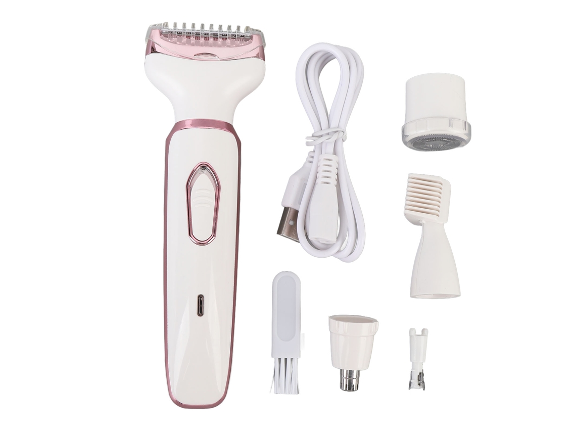 Dispositivo De Depilación Multifuncional Para Mujeres, Epilador Y Trimmer Corporal Lavable Completo