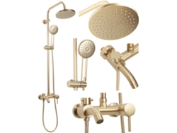 Conjunto De Ducha Rea Luis Brush Gold