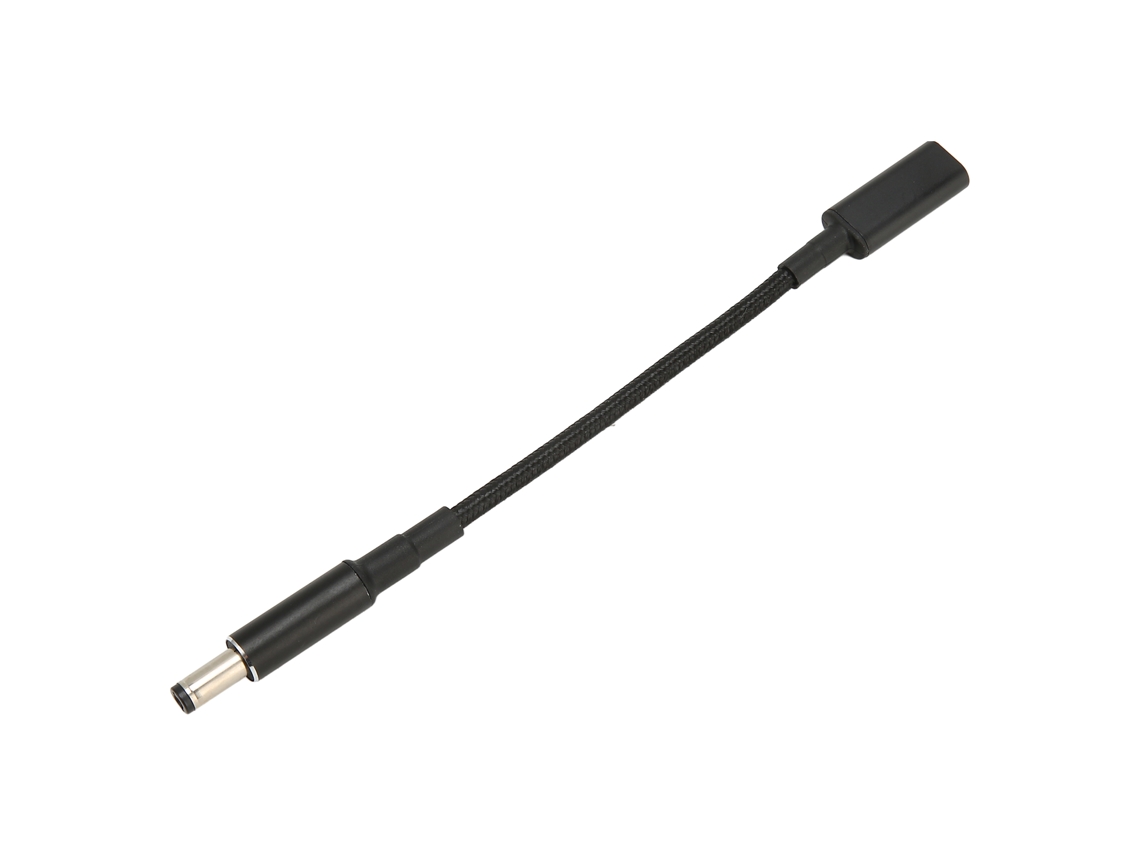 Conversor (adaptador De Carregamento Para Laptop Usb-c Fêmea Para 5.5*2.1mm Macho)
