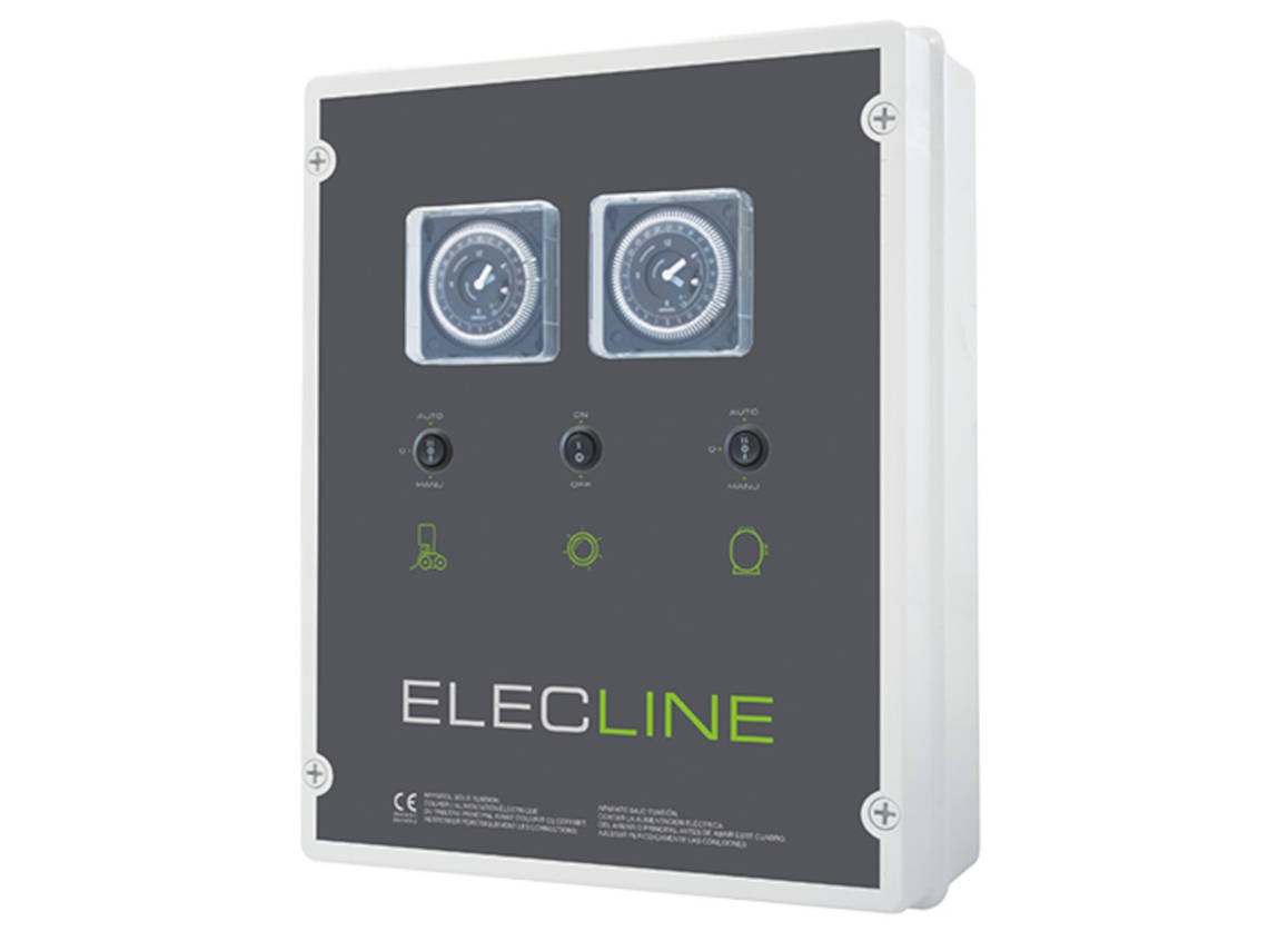 Caixa Elétrica Para Filtração + 1 Projetor 100W + Vassoura - Detfb 1 P100D WA CONCEPTION