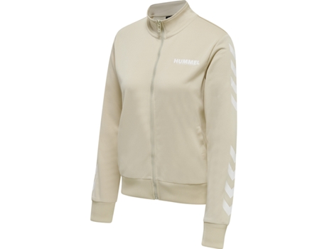 Chaqueta de Mujer para Fitness HUMMEL Chándal Hmllegacy Poly Beige (XL)