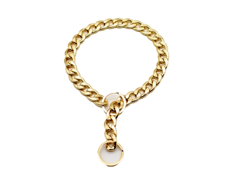 Lindo collar de moda para mascotas, adecuado para bulldogs, cadena de joyería de metal ligero, accesorios para cachorros
