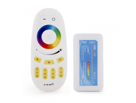 Controlador Multi-Zona 2,4G Tira RGB Mando a Distancia 12-24VDC ? 216/432W GREENICE