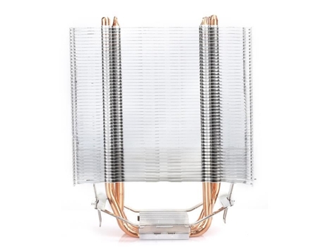 HURRISE Enfriador de CPU Disipador de Calor Ultra silencioso 4 Tubos de Calor de latón Almacenamiento de Ventilador de computadora Verde