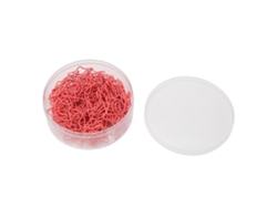 100 Clips De Papel En Forma De Estrella Y Luna Antideslizantes Color Rosa Resistente Al Lavado Para Clasificación De Documentos