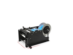 Máquina etiquetadora, dimensiones 400 mm x 240 mm x 210 mm, peso 4,5 kg, compatibilidad con diámetro de botella de 15 a 120 mm, compatibilidad con ancho OEM.