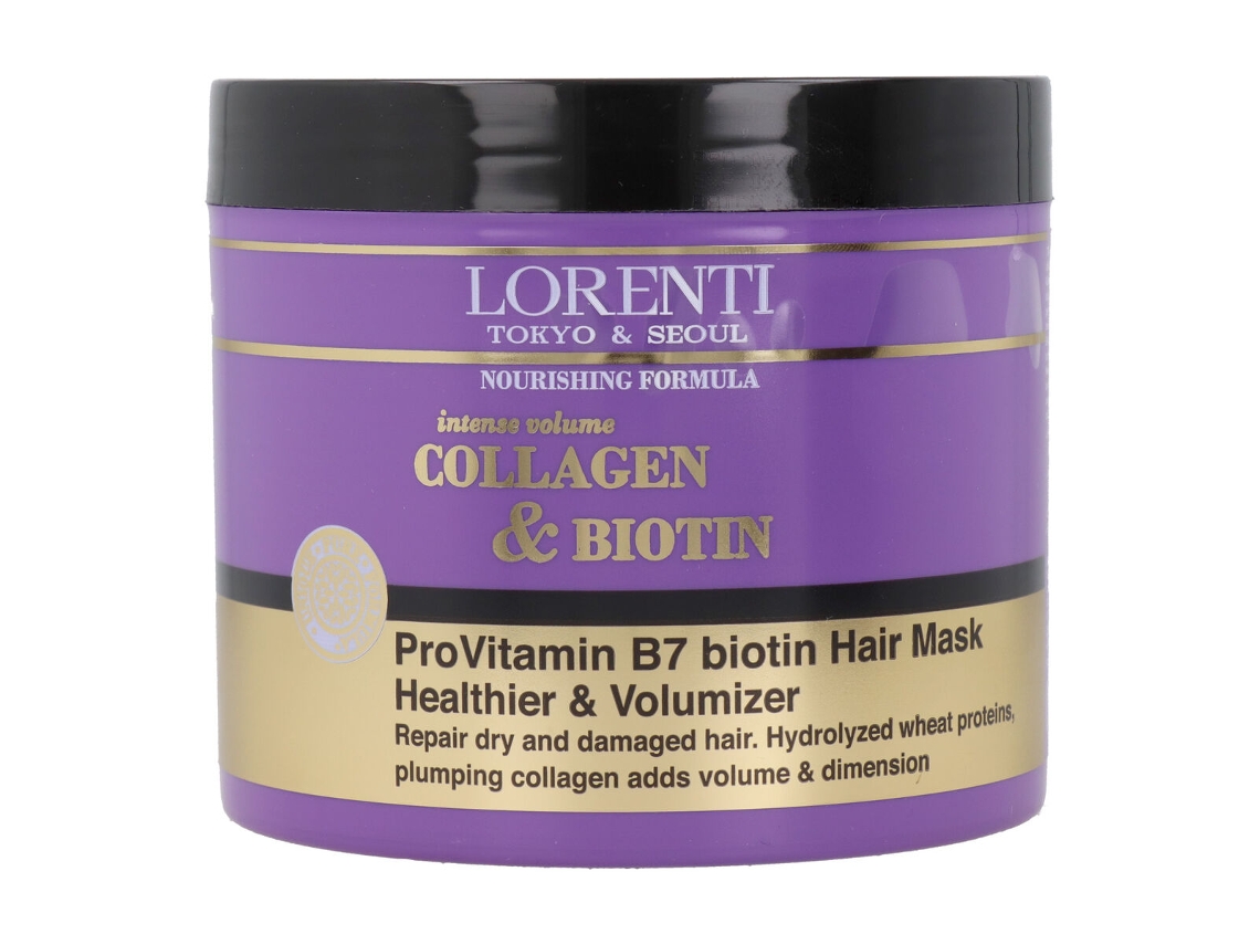 Mascarilla capilar con colágeno y biotina de Lorenti (500 ml)