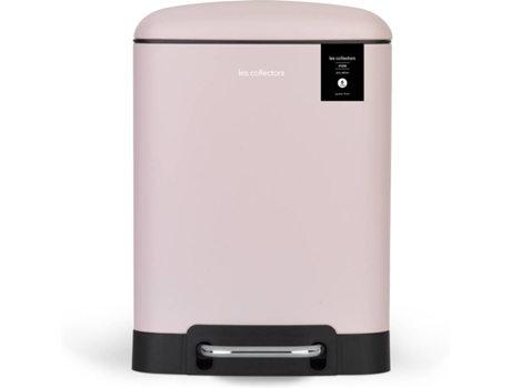 Cubo de Basura LES COLLECTORS N°678 (Rosa - Acero Inoxidable - 6 L)