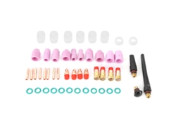 Kit De Accesorios Para Antorcha Tig De 49 Piezas: Boquillas Cerámicas Para Wp17, 18, 26 Y 150-250a.