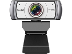 Cámara web gran angular de 120 grados para videoconferencias, transmisión Full HD de 1080p y micrófonos Bestvite