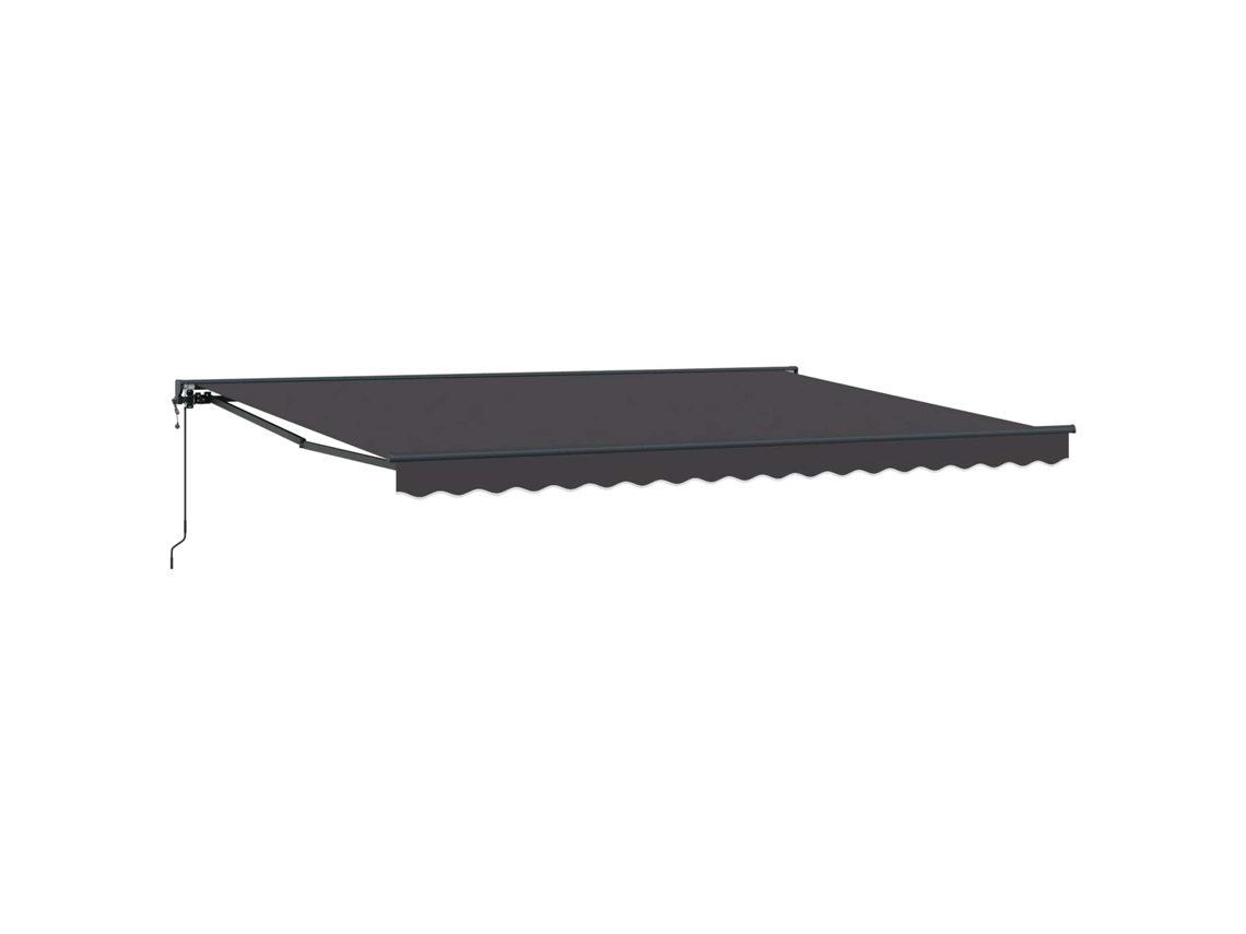 Vidaxl Toldo Retráctil Eléctrico Gris Antracita 4 X 2 M