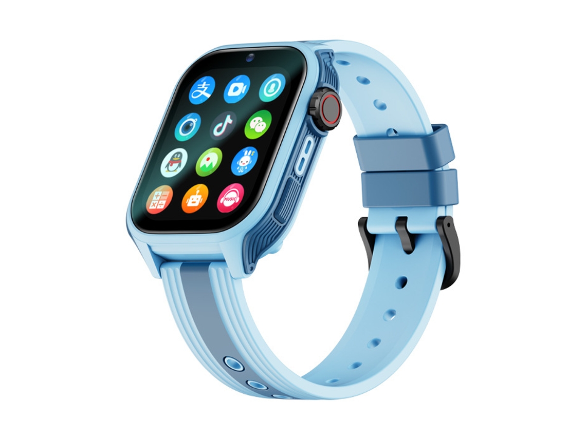 Reloj infantil con teléfono 4G, compatibilidad total con redes y videollamadas, MDUG (azul)