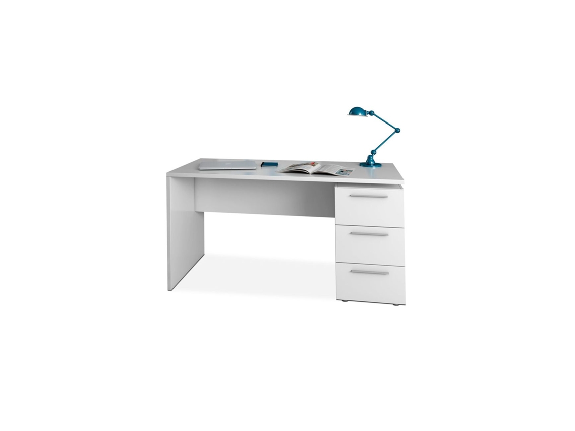 Mesa de escritorio Stylus Blanco Artik (Blanco Mate) 138 x 74 x 60cm cm