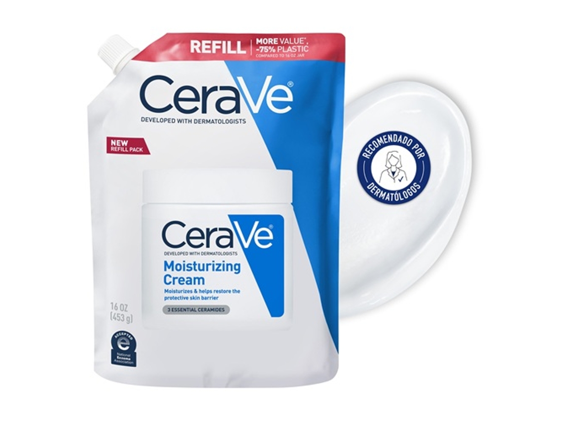 Bálsamo Hidratante Sin Fragancia Eco Recargable 454 G Cerave