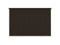 vidaXL Persiana enrollable de jardín HDPE marrón 350x230 cm