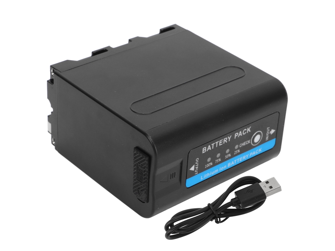 Batería de repuesto NP F980 para cámara, videocámara, luz de vídeo y monitor.