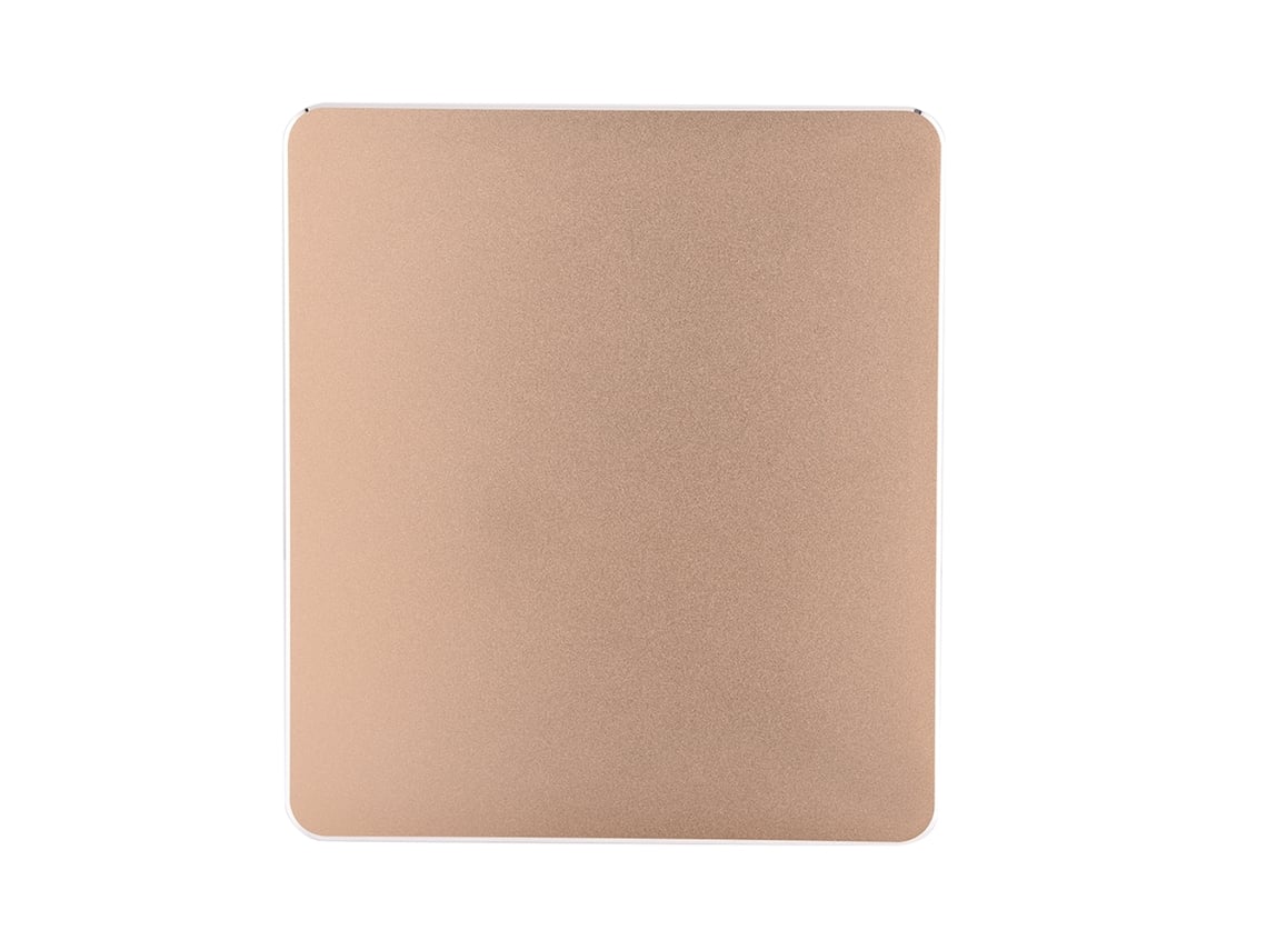 Alfombrilla De Ratón De Aluminio Con Base Antideslizante Para Juegos De Pc De Precisión - Oro