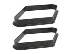 Accesorio para mesa de billar de 9 bolas, plástico, forma de diamante y forma triangular