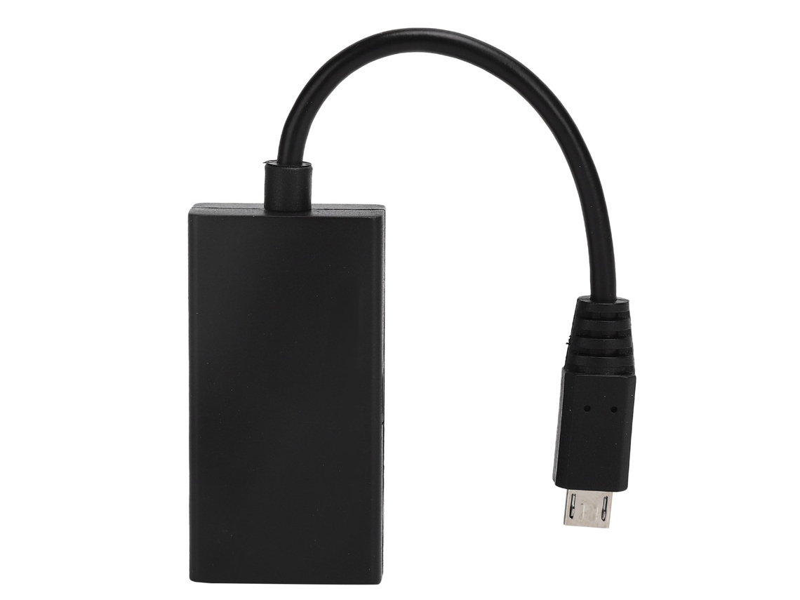 Cable Adaptador Micro Usb Para Proyector Con Carga, Vídeo Hd 1080p, Negro