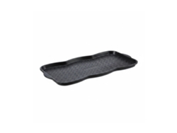 Relaxdays Zapatero Antigoteo Grande, Plástico, Negro, 3 X 49 X 35 Cm