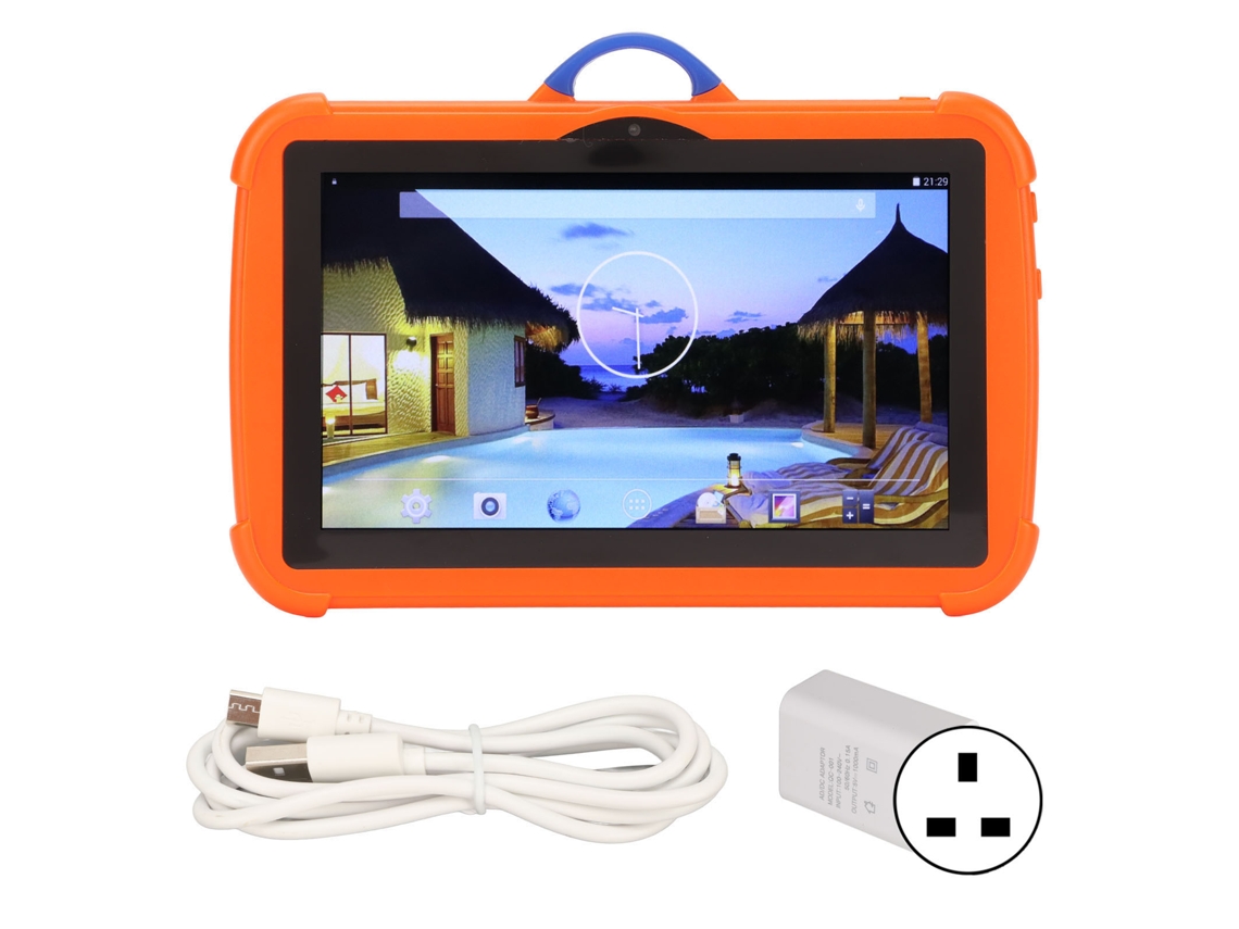 Tableta Infantil De 7 Pulgadas Con Pantalla Hd De Protección Ocular 8gb+1gb Almacenamiento De Aprendizaje