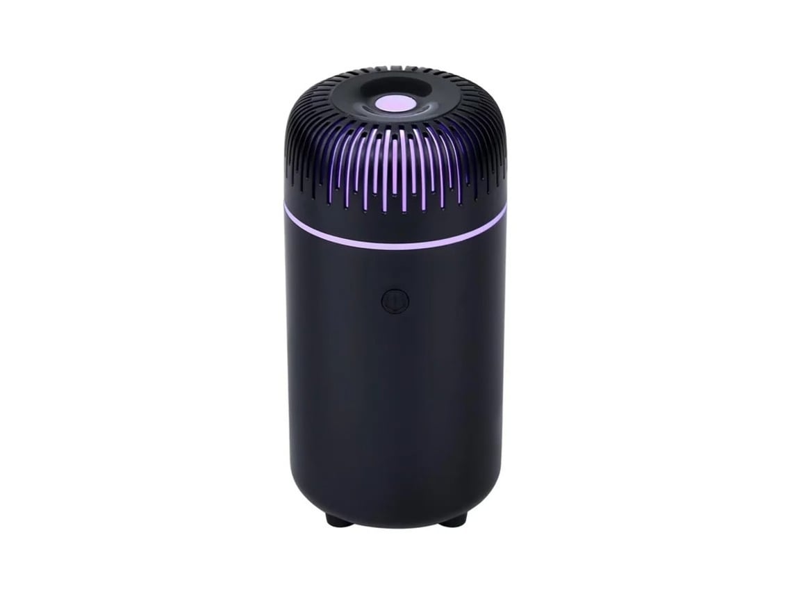Difusor de aceite para coche Bestvite negro USB con 2 modos, luz multicolor, silencioso.