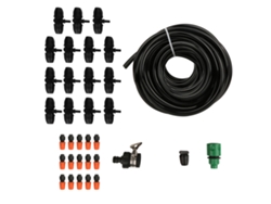 Kit De Riego Por Goteo Automático Con Boquilla Atomizadora Para Manguera De 15 M 49,2 Pies (8 11)