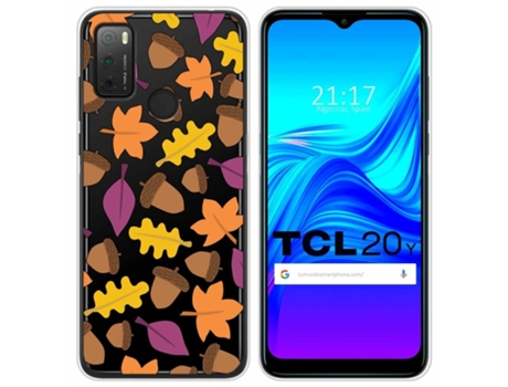 Carcasa TCL 20Y TUMUNDOSMARTPHONE Dibujos Transparente Multicolor