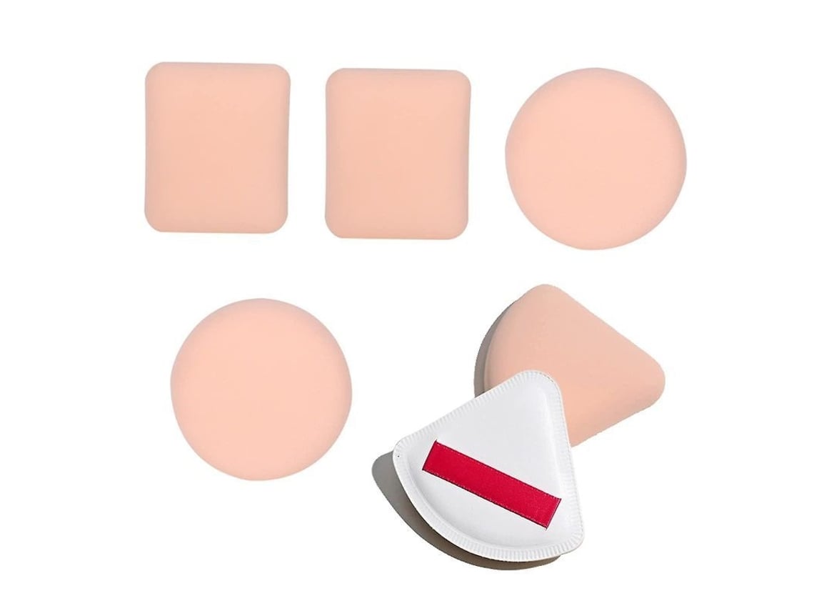 Juego De 6 Esponjas De Maquillaje Para Bases Líquidas, En Crema Y En Polvo - Air Cushion Puff