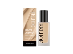 Base de maquillaje mate perfecta en blanco marfil