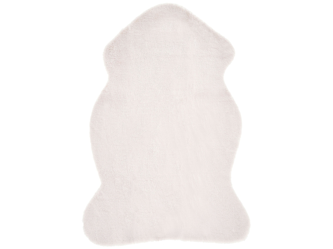 Alfombra de diseño moderno BELIANI Undara de Acrílico Blanco 60x90