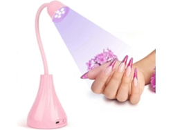 Mini lámpara LED para uñas, secador de uñas, pulidora, recargable, con luz giratoria de 360 ​​grados, lámpara LED para uñas Ly Ebike